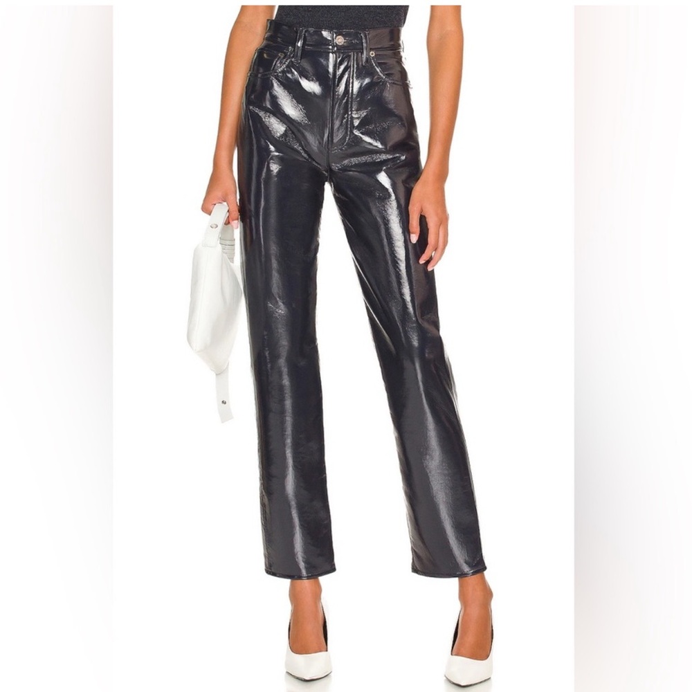 Agolde leather pants